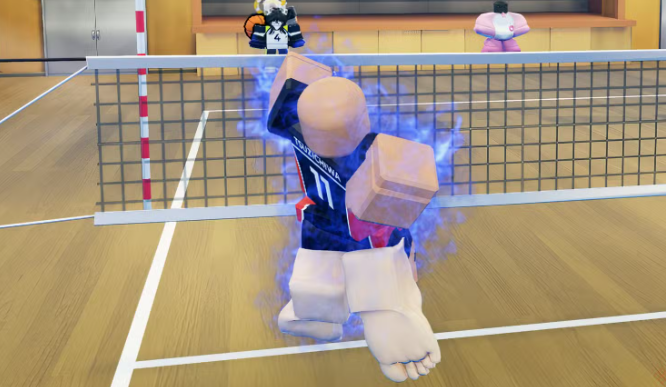 An image of a character from Volleyball Legends, highlighting unique abilities and playstyles.