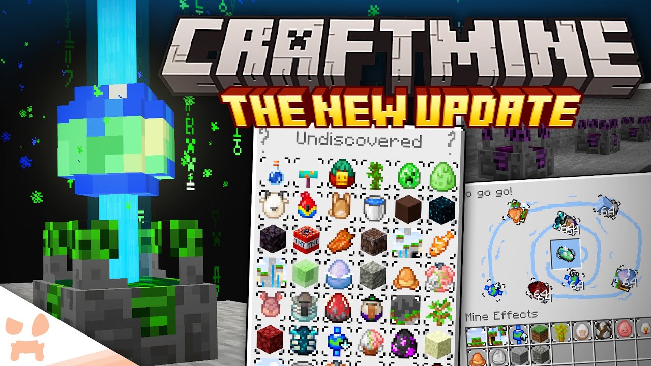 THE BRAND NEW MINECRAFT CRAFTMINE UPDATE IS HERE! - YouTube